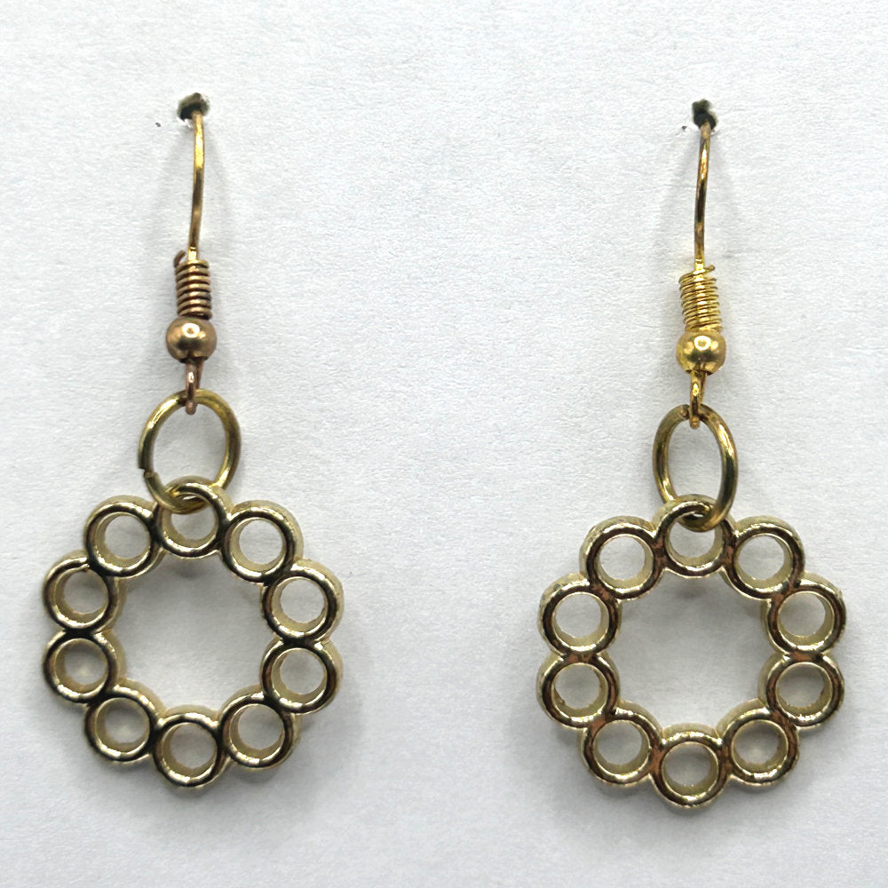 Golden Circles Earrings