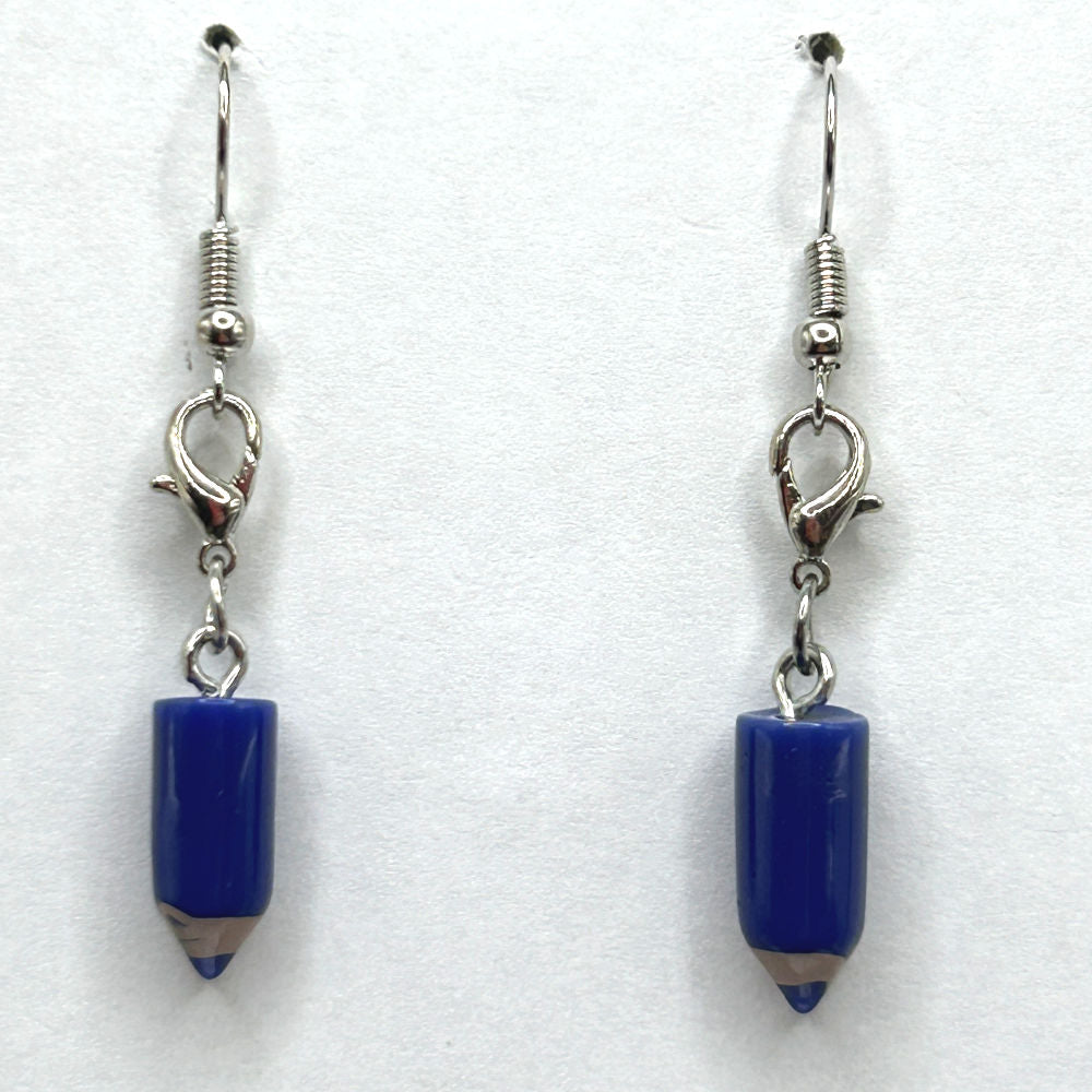 Pencil Charm Earrings