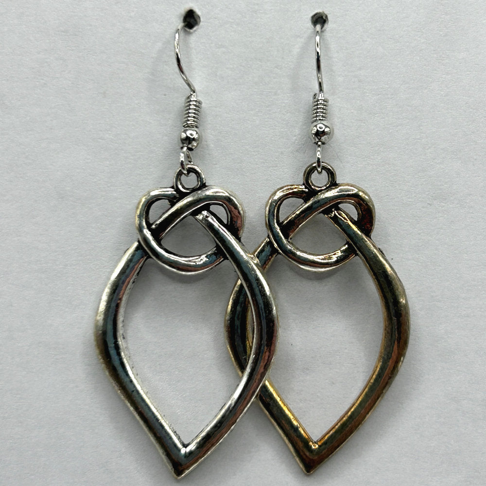 Knotted Metal Earrings