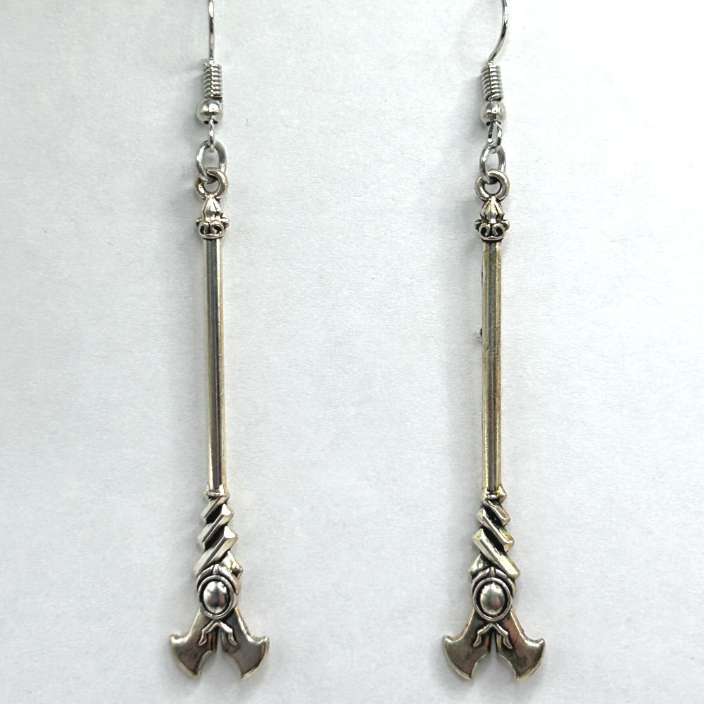 Forked Staff Earrings