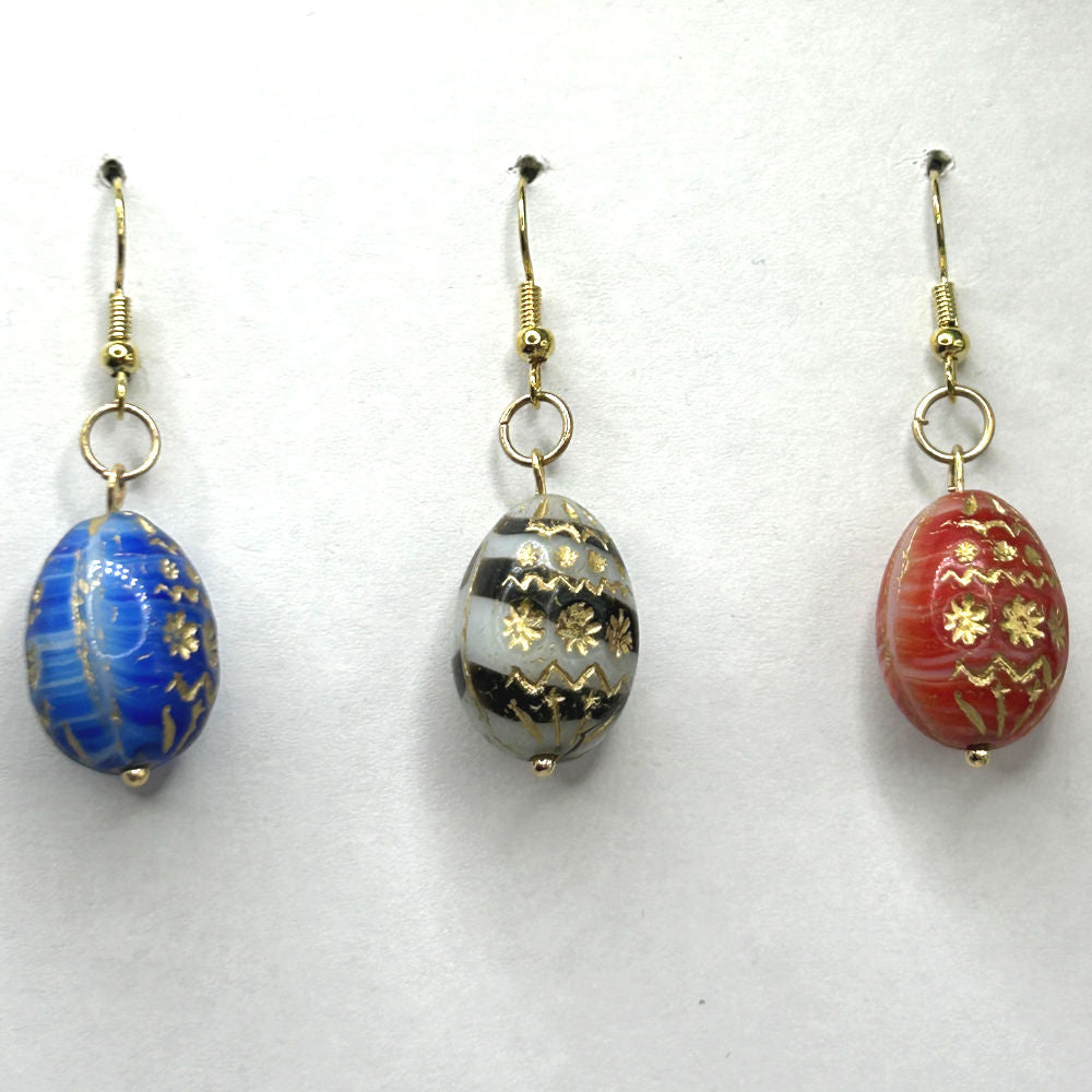 Embellished Easter Egg Earrings (Heavy)