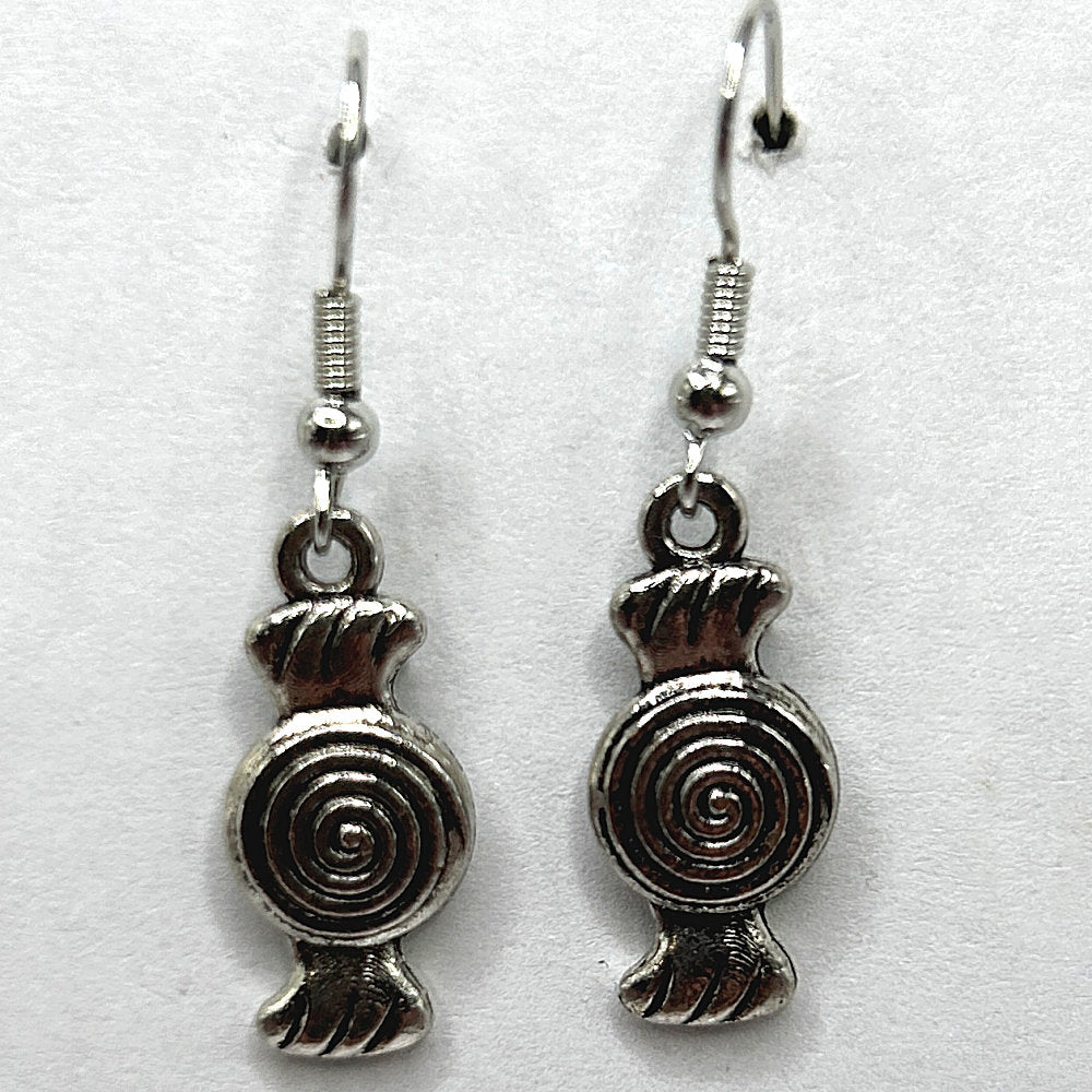 Metal Halloween Candy Earrings