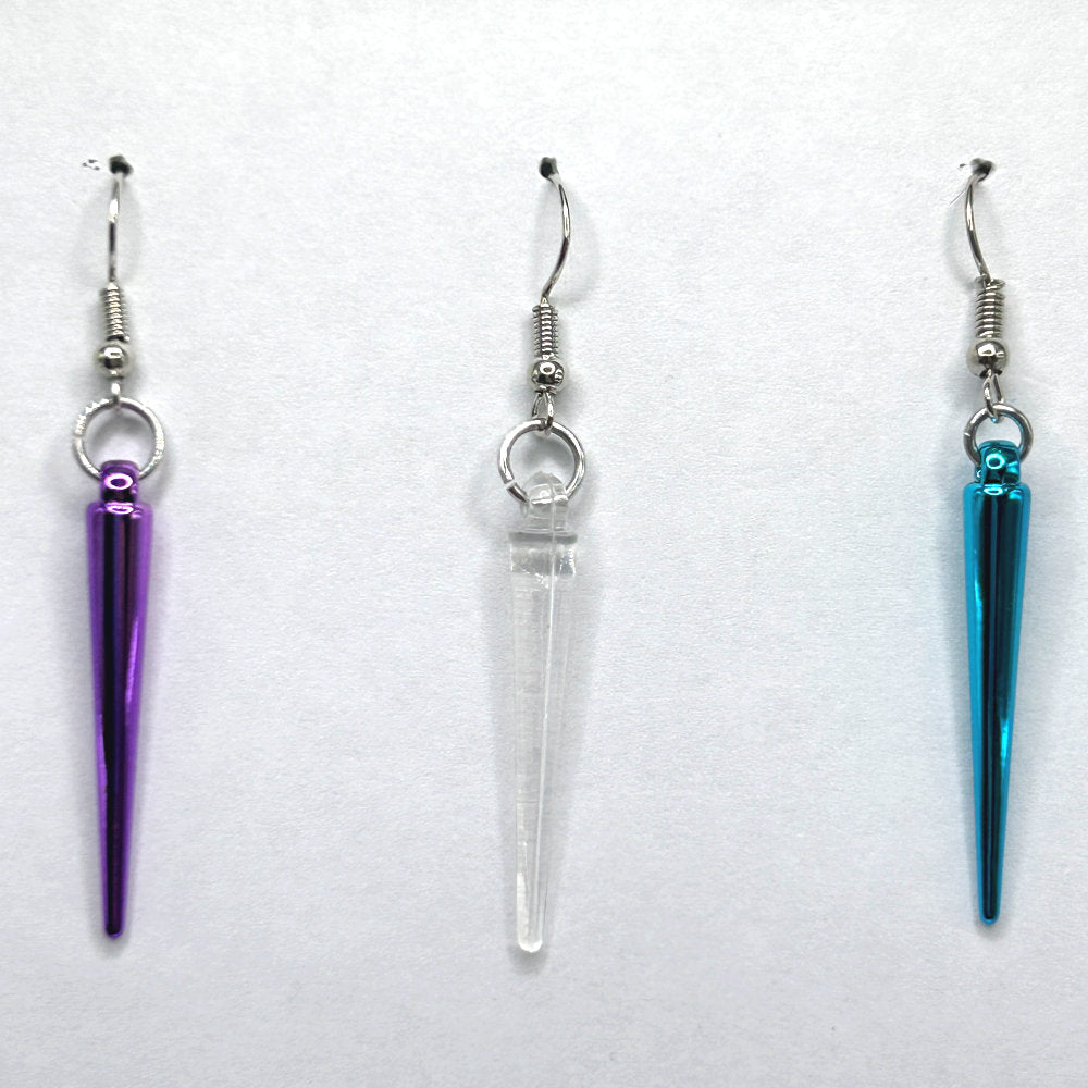 Plastic Spike Earrings