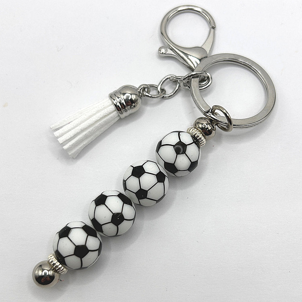 Silicone Soccer Balls Keyring