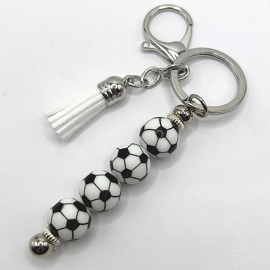 Silicone Soccer Balls Keyring
