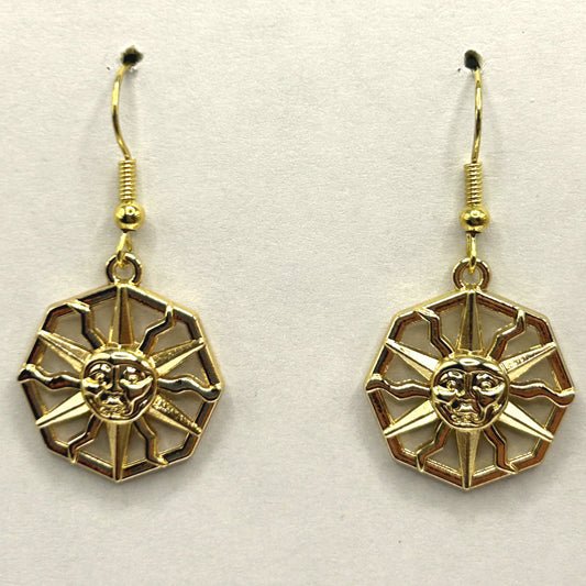 Golden Sun Earrings