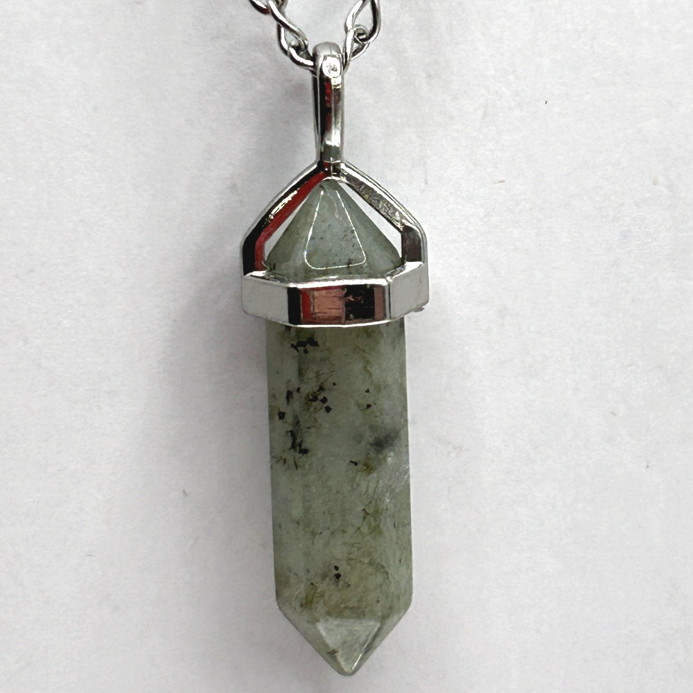 Point Pendant Necklace - Stone