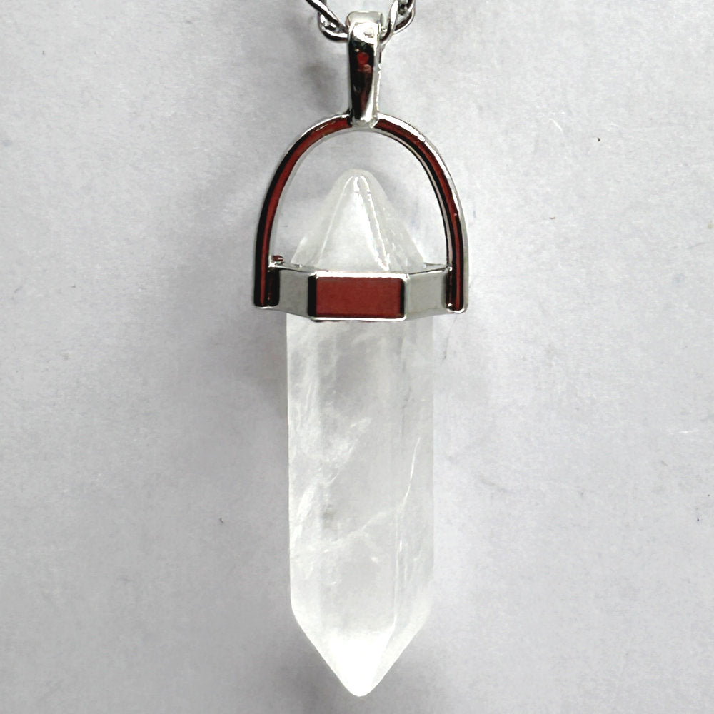 Point Pendant Necklace - Stone