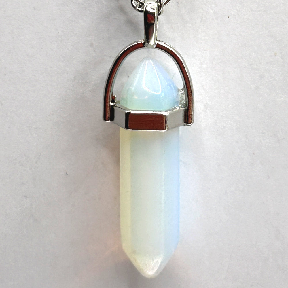 Point Pendant Necklace - Stone