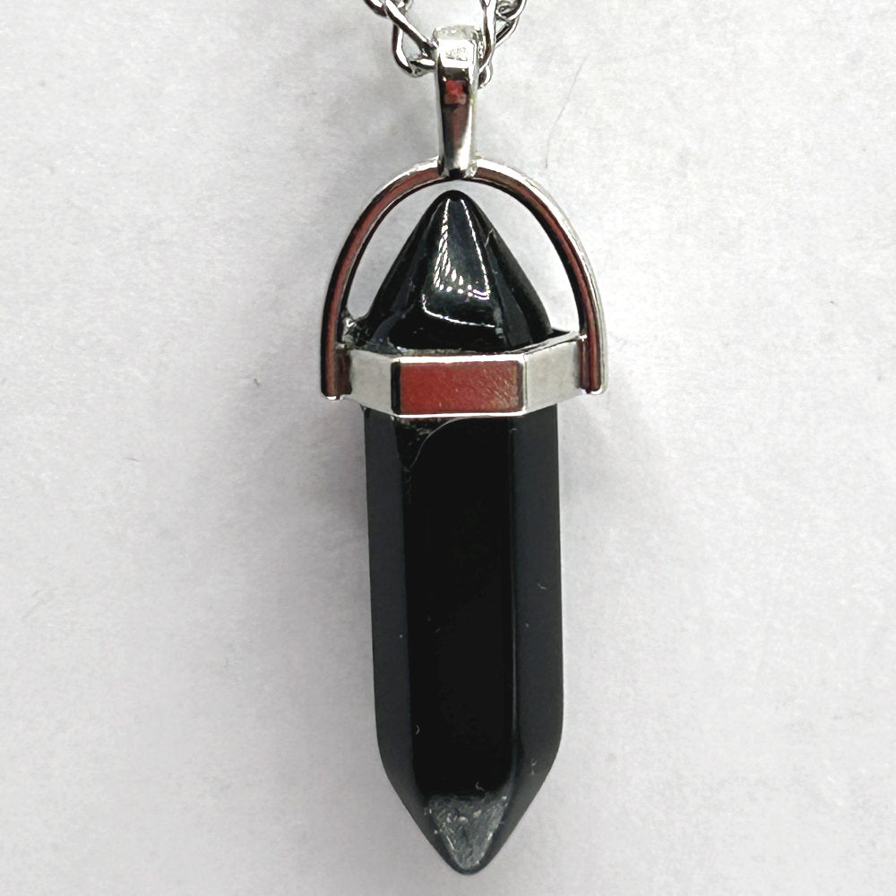 Point Pendant Necklace - Stone