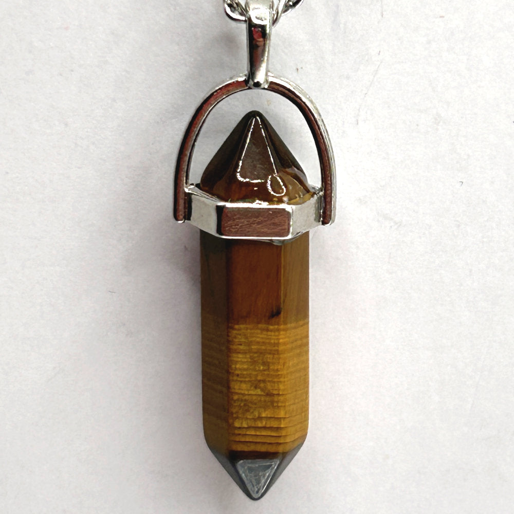 Point Pendant Necklace - Stone