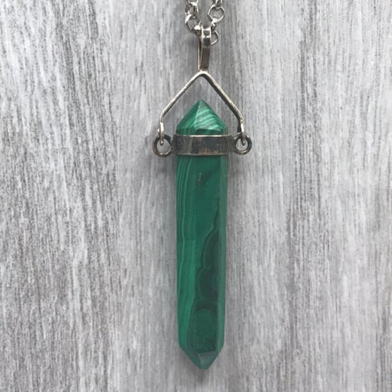 Malachite Point Pendant