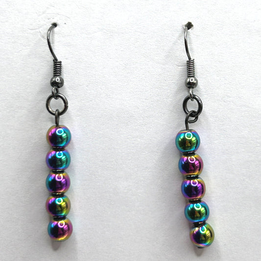 Multicolor Ball Drop Earrings