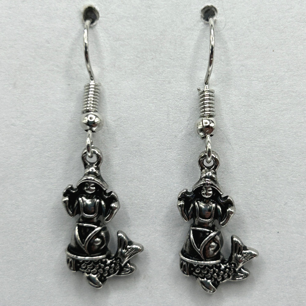 Metal Ganesha Earrings