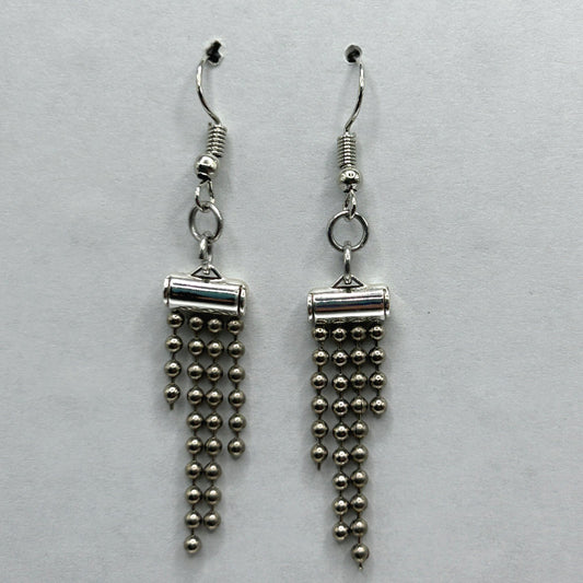 Offset Ball Chain Earrings