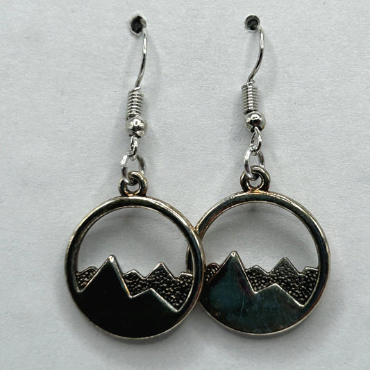Circled Mountain Earrings