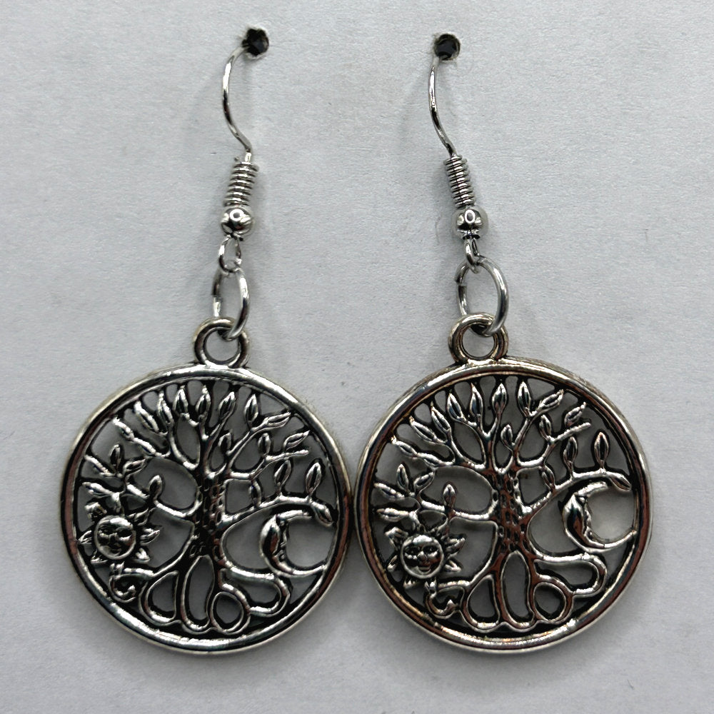 Encircled Tree of Life Earrings
