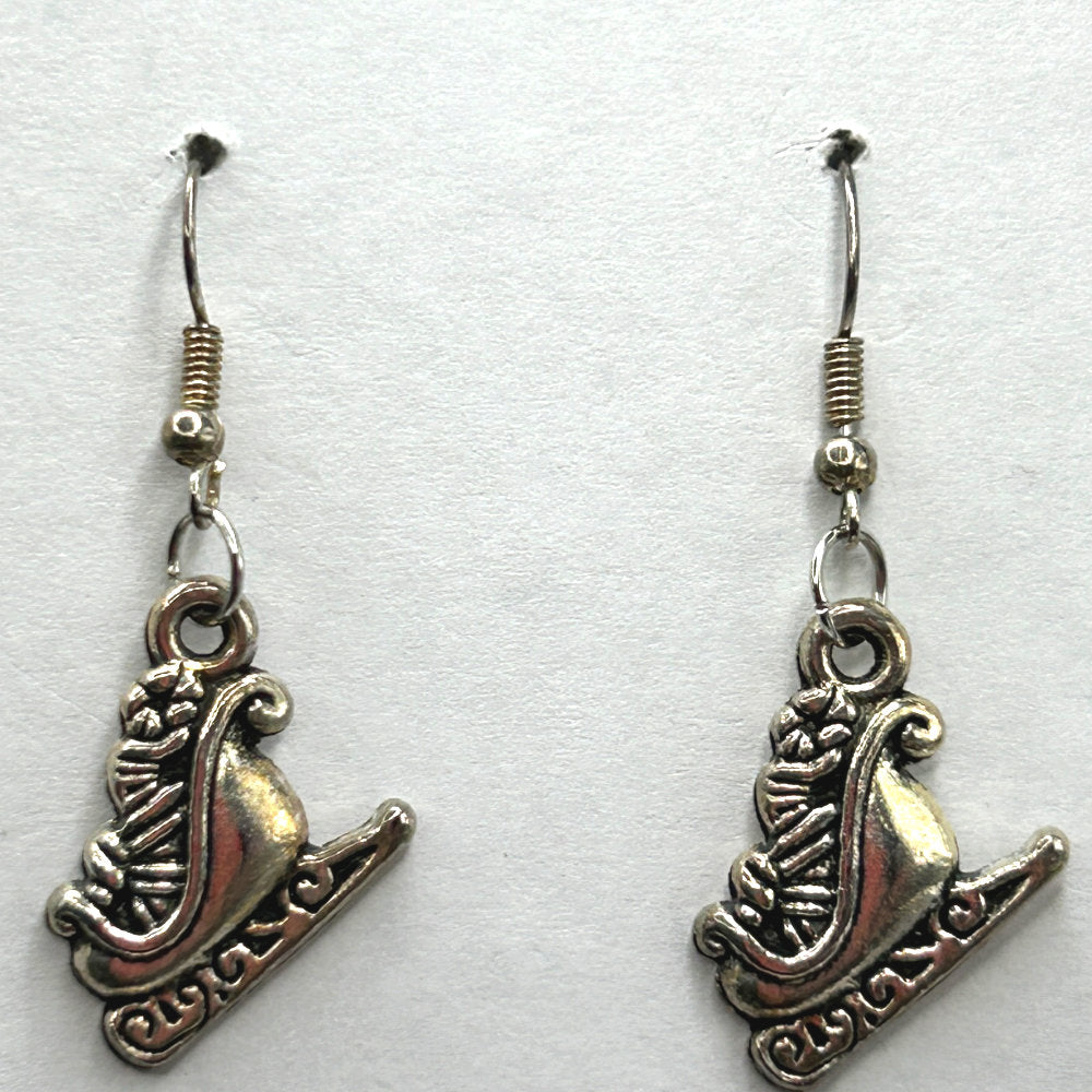 Santa's Sleigh Earrings