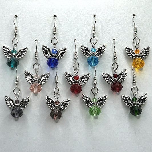 Small-Bodied Angel Earrings