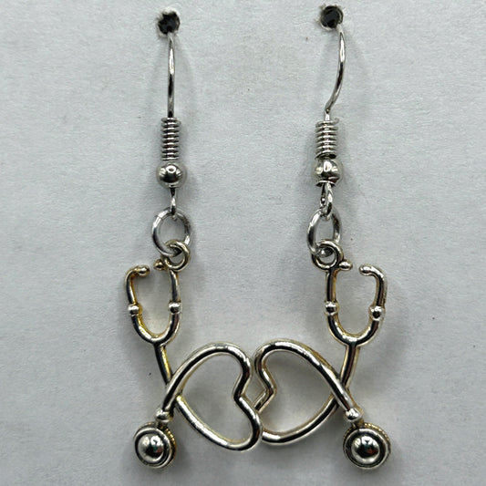 Simple Stethoscope Earrings