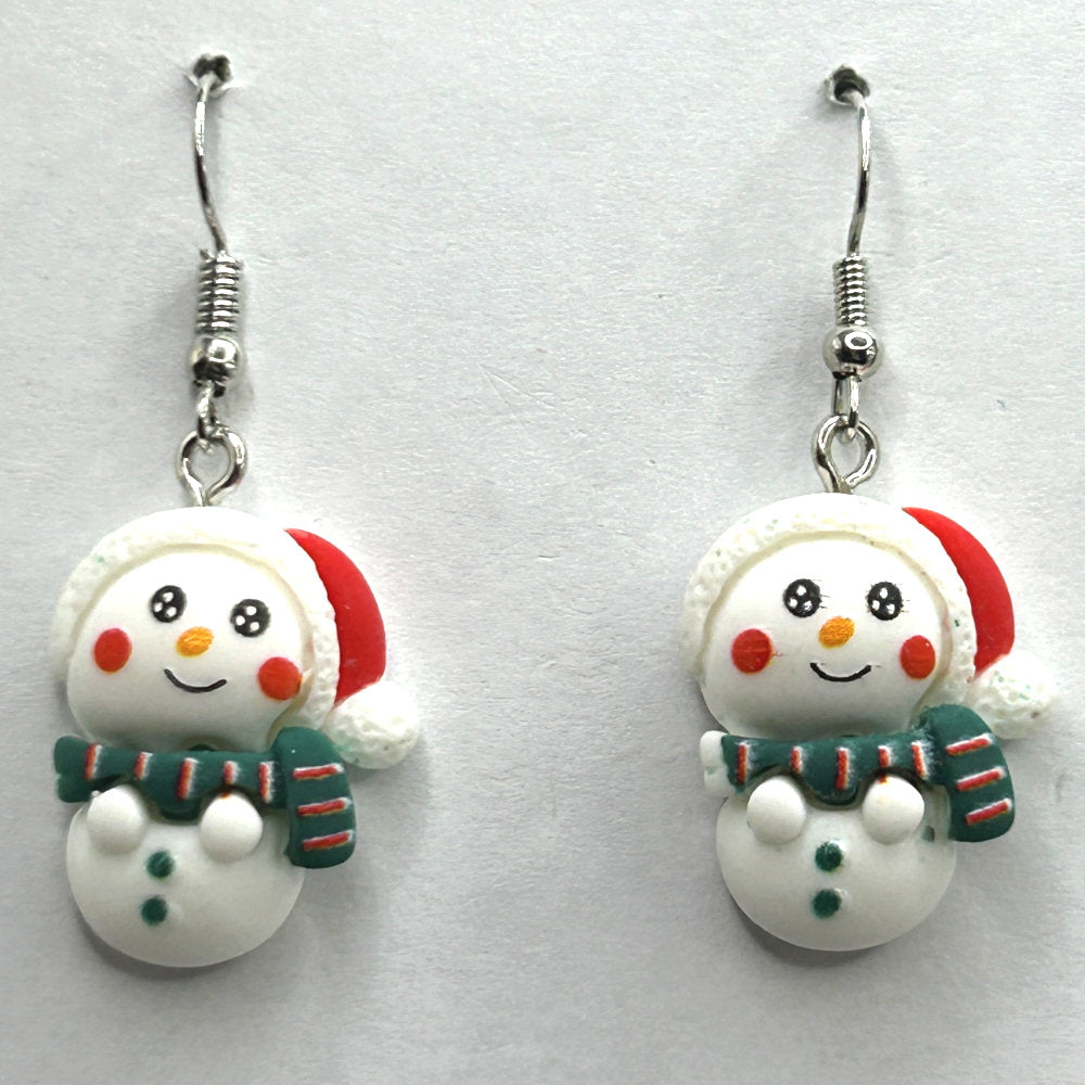Cute Snowman Earrings