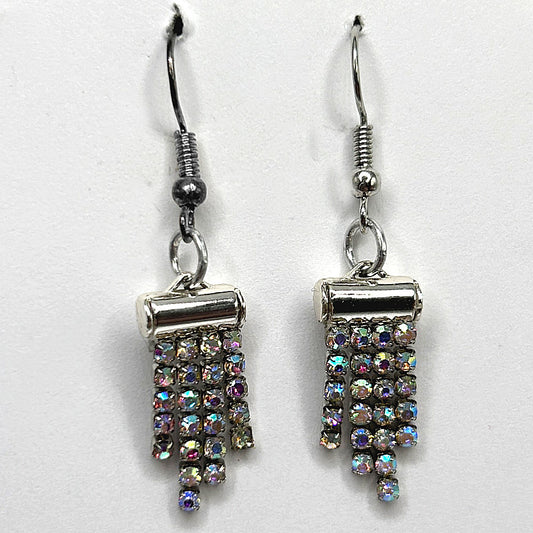 Rhinestone Sparkle Chains Earrings