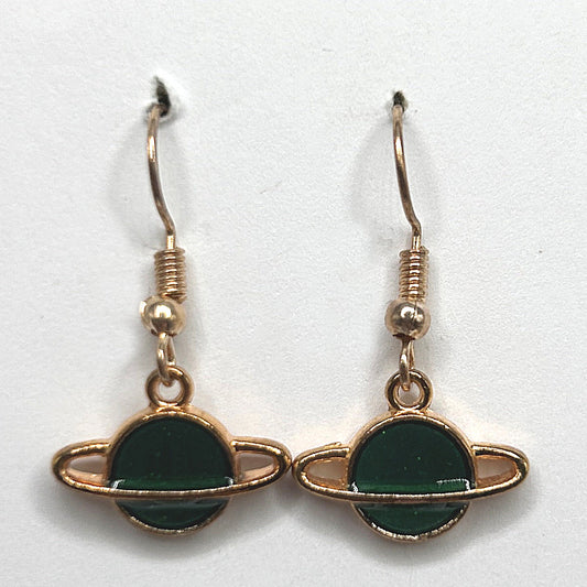 Green Planet Earrings