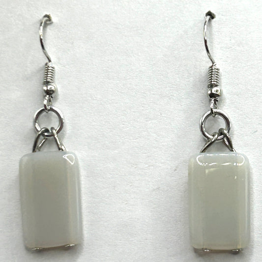 Gray Tablet Earrings