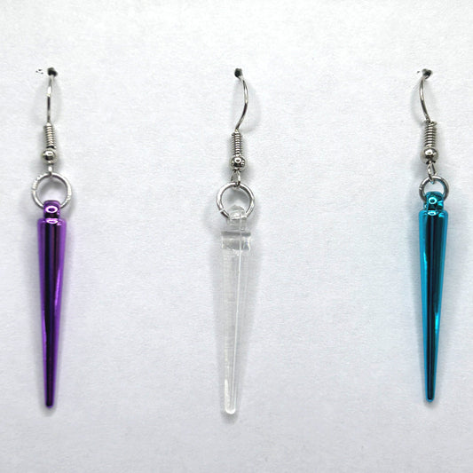 Plastic Spike Earrings