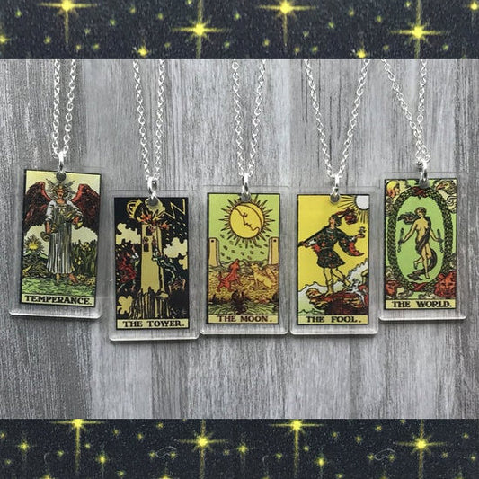 Tarot Card Necklace