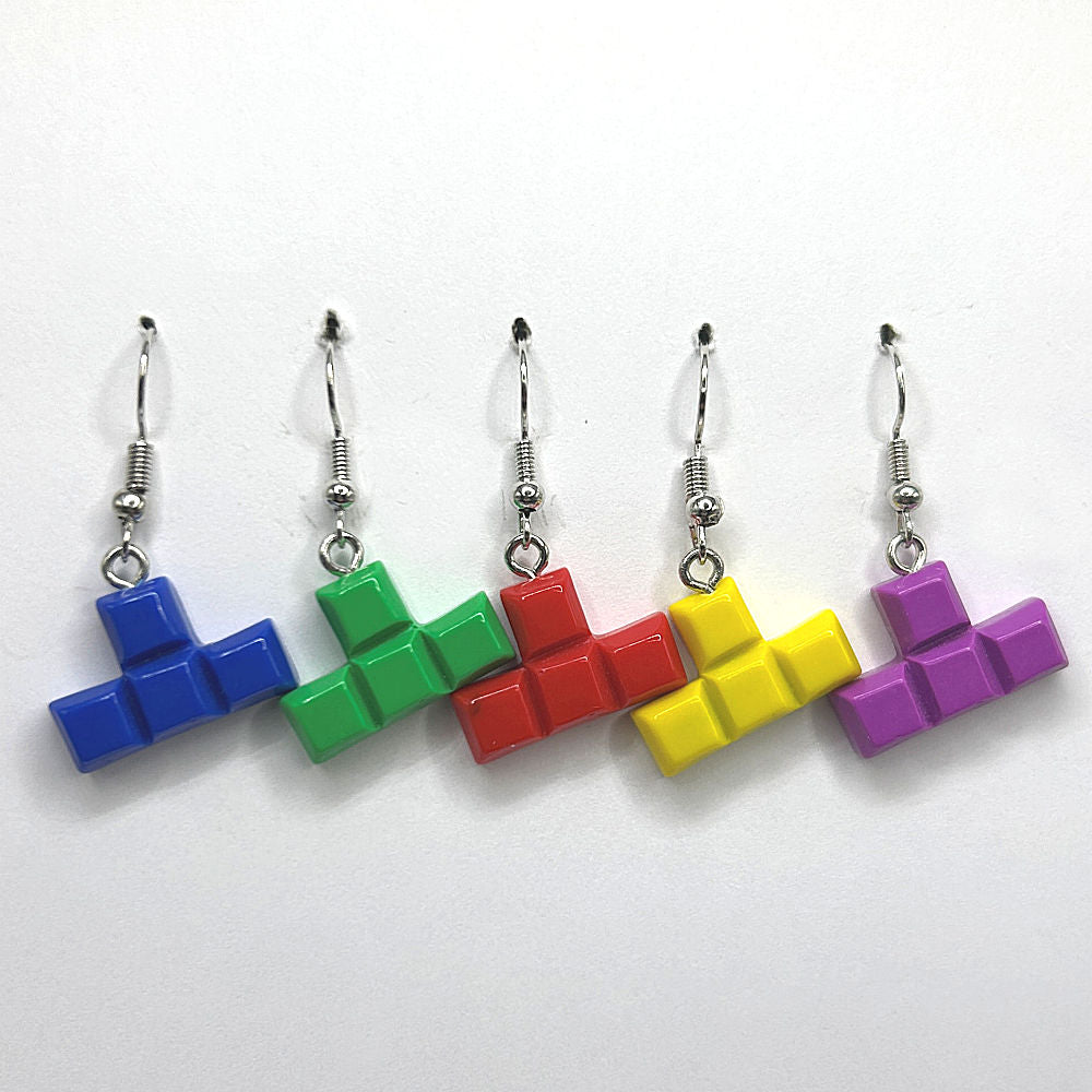 Tetris Piece Earrings