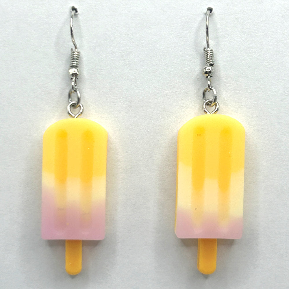 Orange Popsicle Earrings