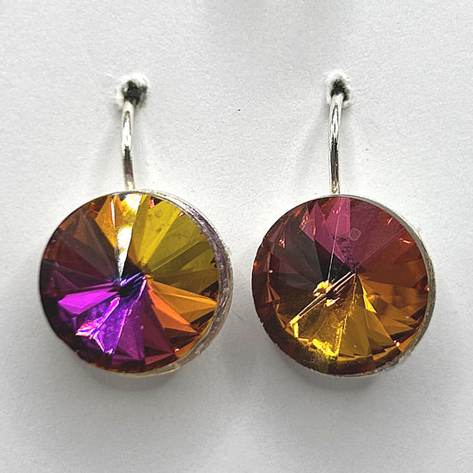 Multicolor Rivoli Earrings