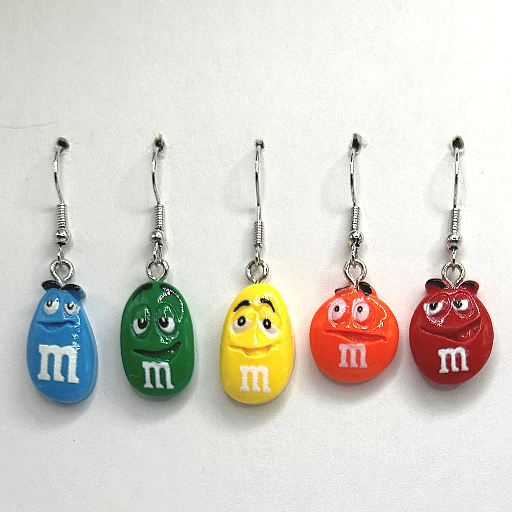 M&M Candy Earrings