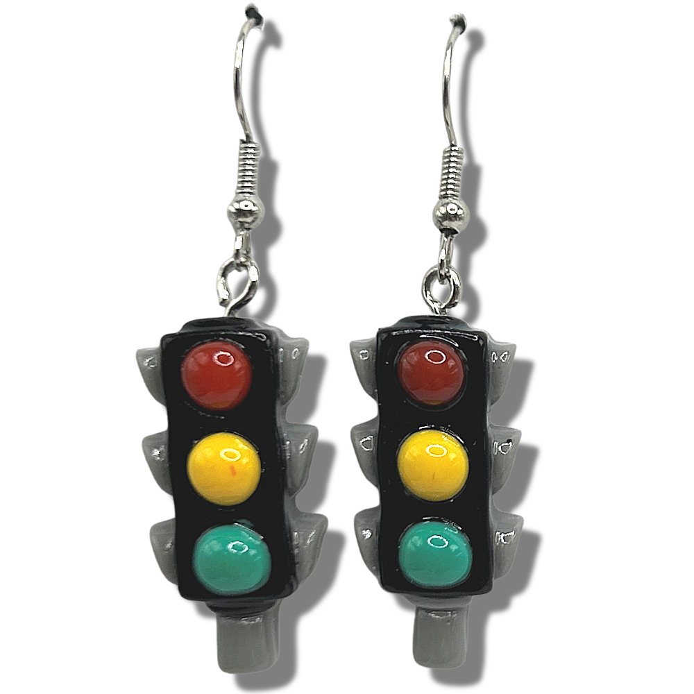 Traffic Light Earrings
