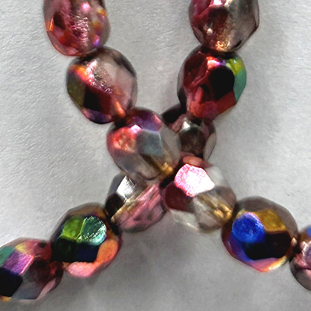 Metallic Multi-Pink Large Loop Earrings