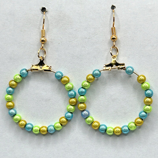 Magic Springtime Medium Loop Earrings