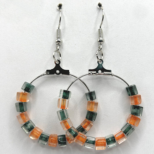 Halloween Medium Loop Earrings