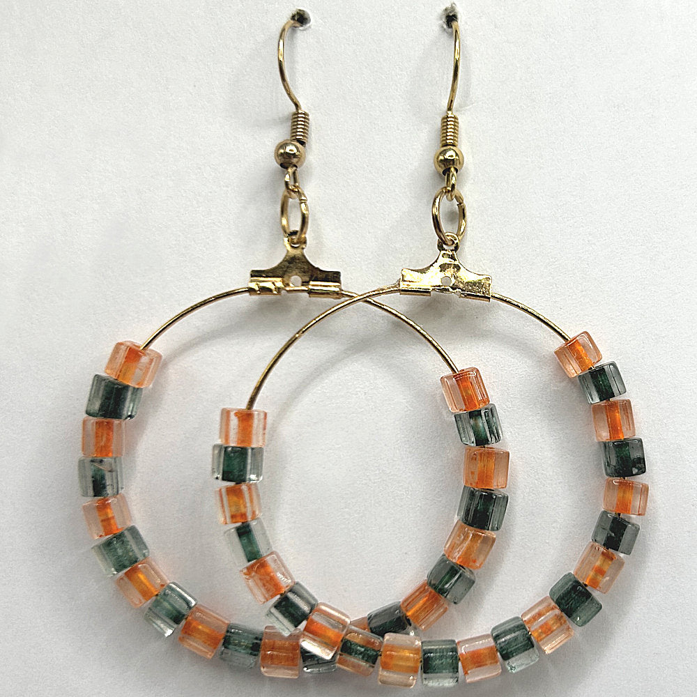 Halloween Large Loop Earrings