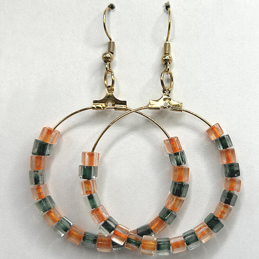 Halloween Large Loop Earrings