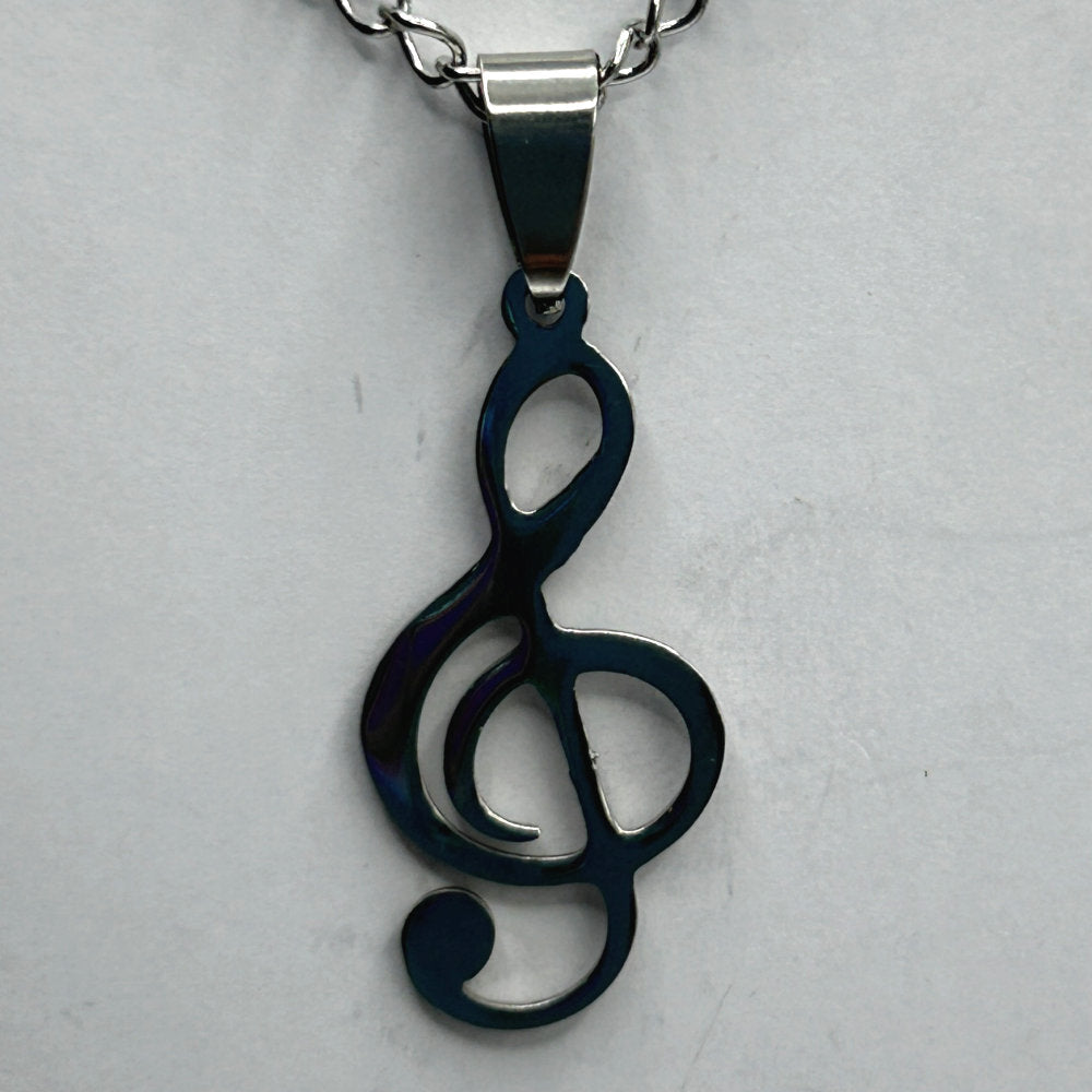 Simple Treble Clef Pendant
