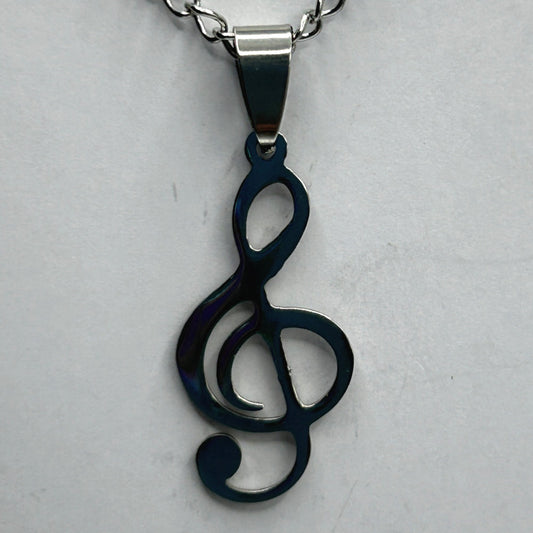 Simple Treble Clef Pendant