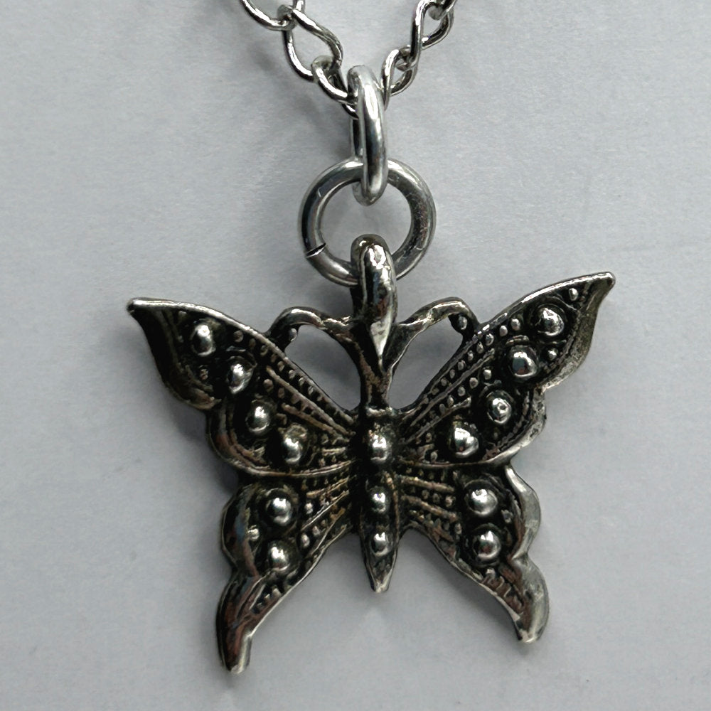 Ornate Small Butterfly Pendant
