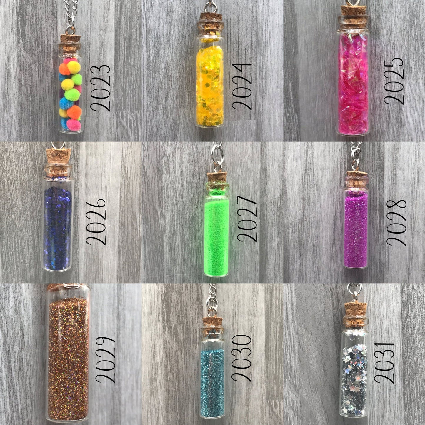 Treasure Bottle Necklace - Tall/Thin