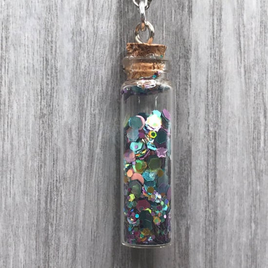 Treasure Bottle Necklace - Tall/Thin