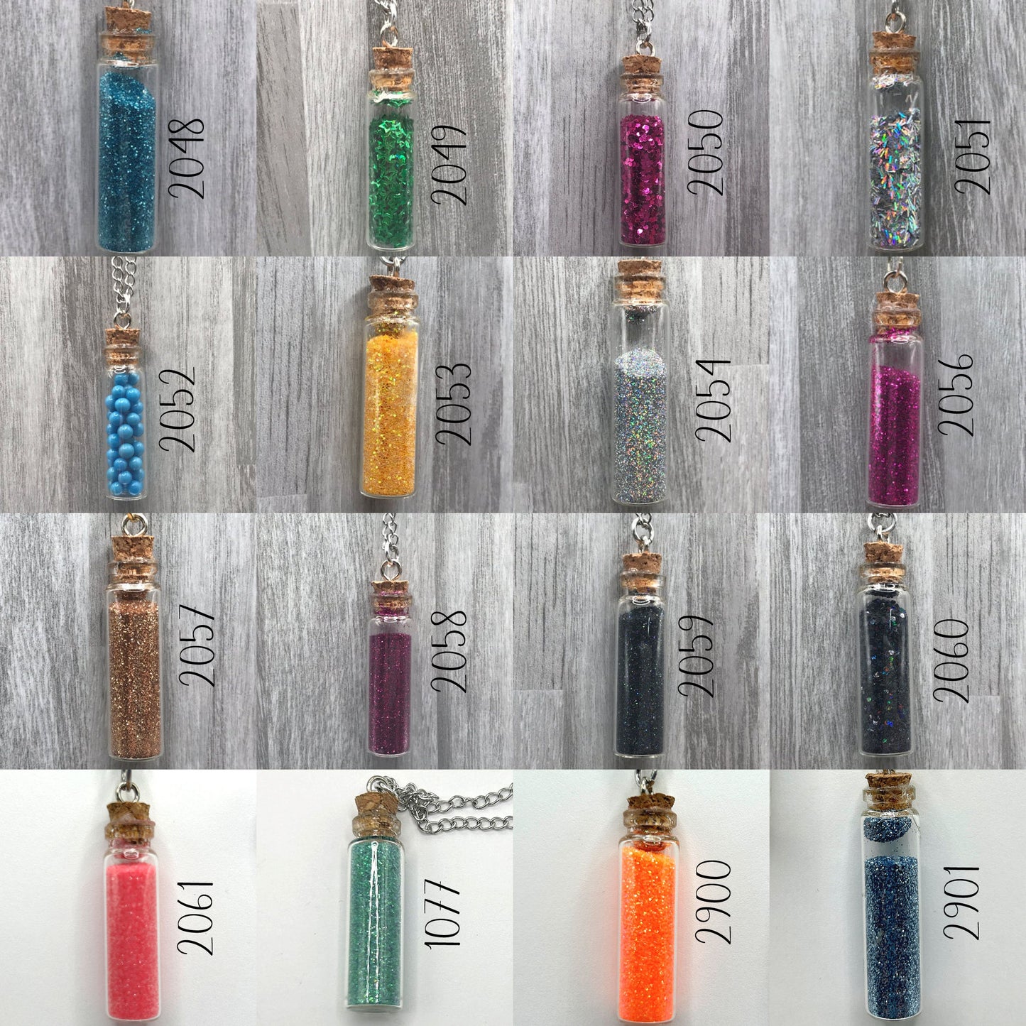 Treasure Bottle Necklace - Tall/Thin
