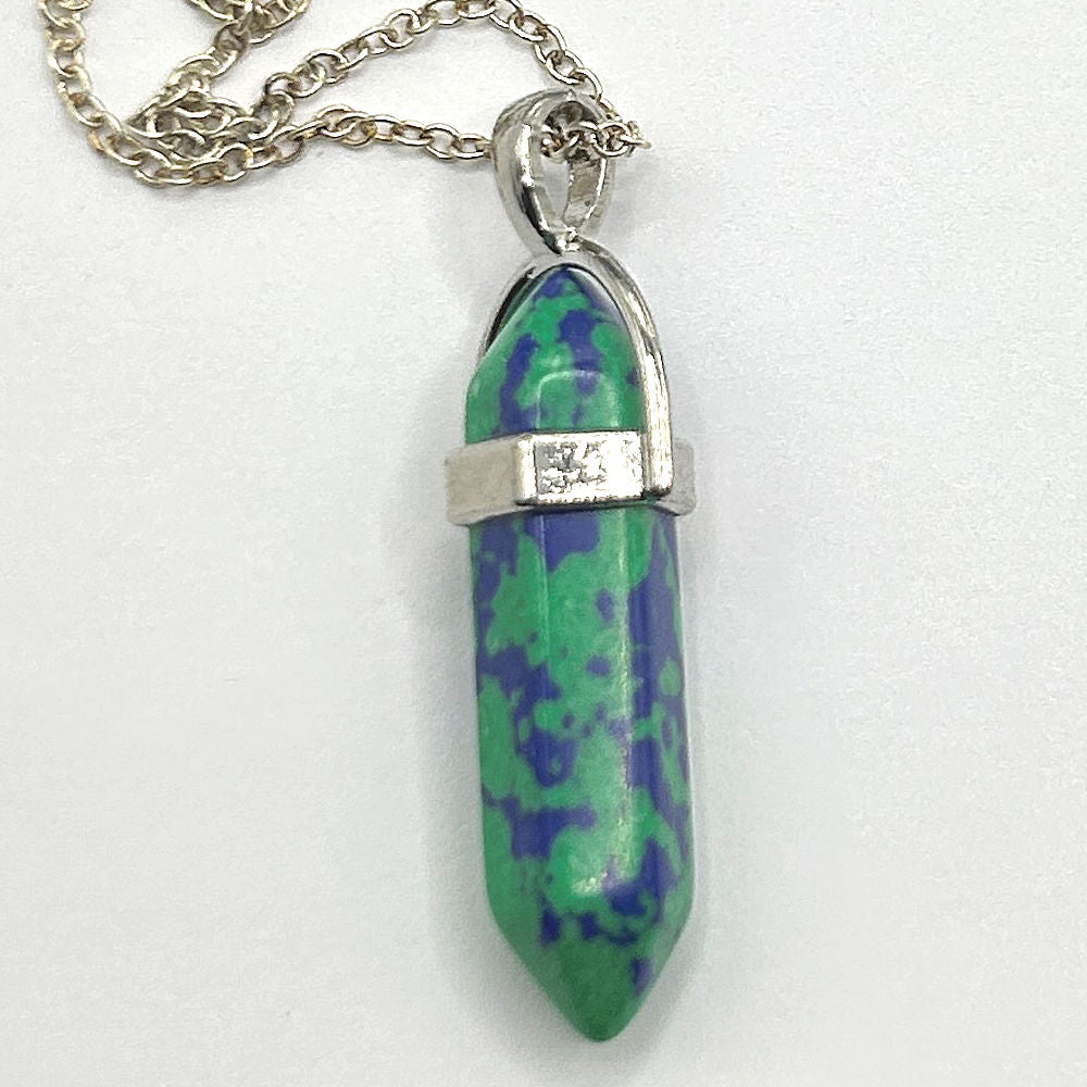 Point Pendant Necklace - Stone