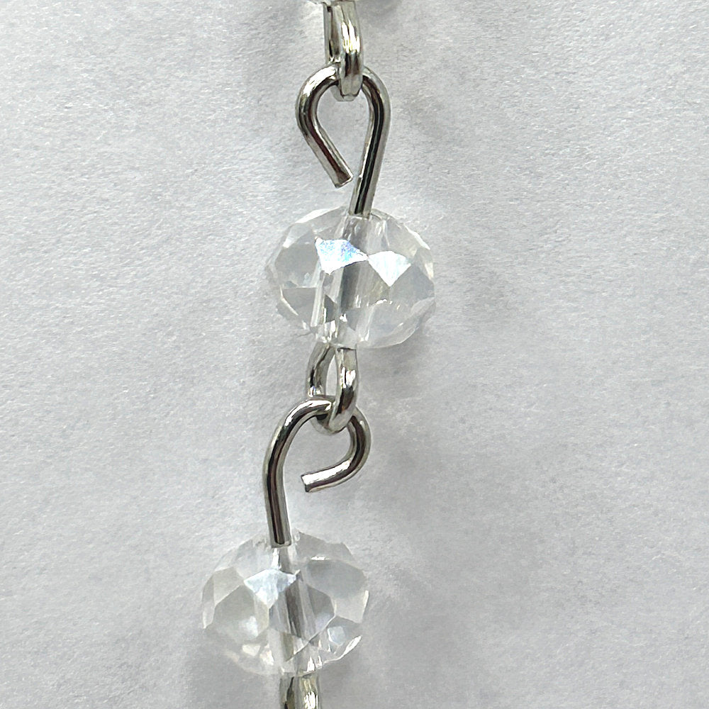 Linked Clear Crystals Necklace