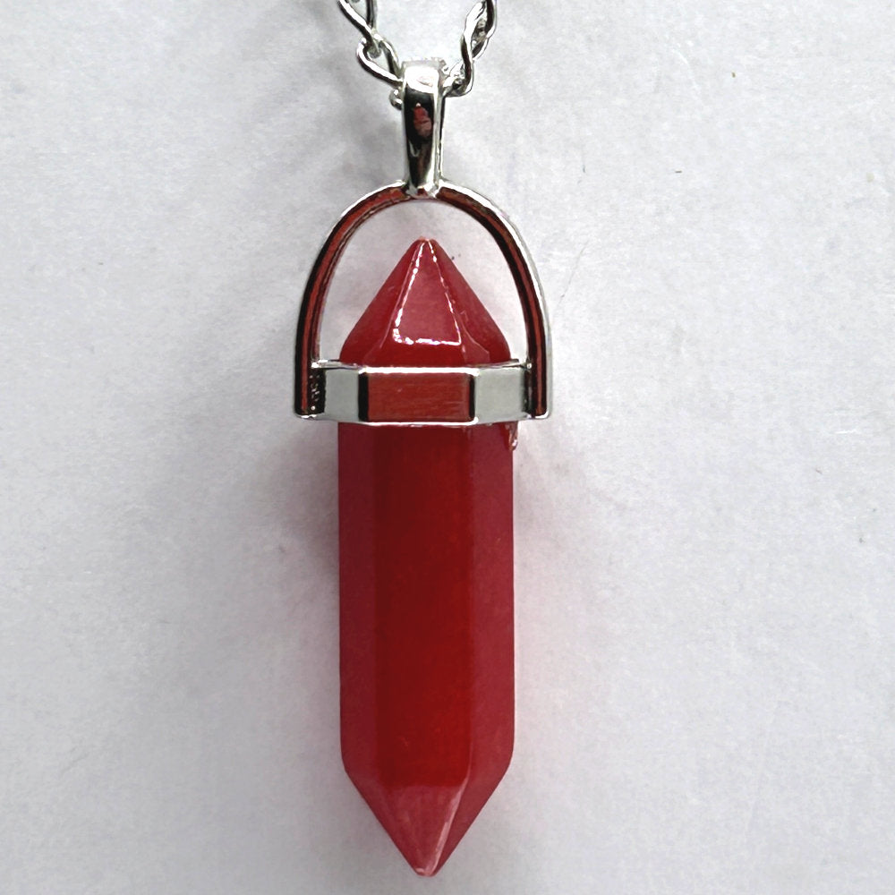 Point Pendant Necklace - Stone